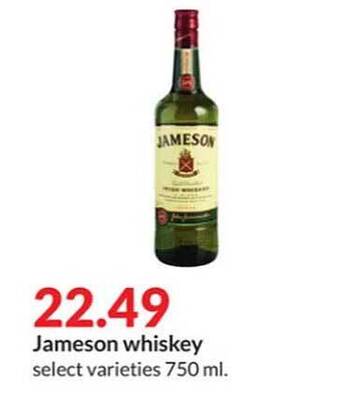 Hy-Vee Jameson whiskey offer