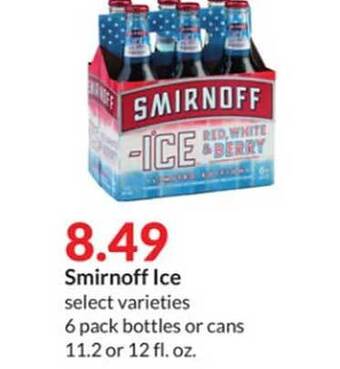Hy-Vee Smirnoff ice offer