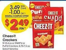 JayC Cheez-it crackers offer