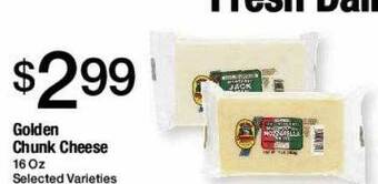 Jons International Golden chunk cheese offer