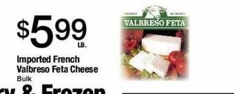 Jons International Imported french valbreso feta cheese offer