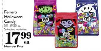 Pavilions Ferrara halloween candy offer