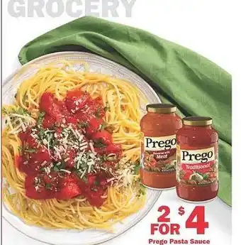 Schnucks Prego pasta sauce offer