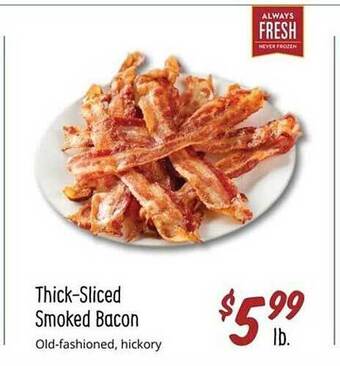Sprouts Farmers Market Thick-sliced smoked bacon offer