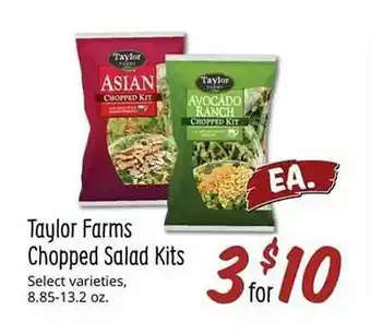Sprouts Farmers Market Taylor farms chopped salad kits select varieties offer