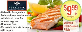 Chief Supermarket Verlasso Fresh Salmon Fillets offer