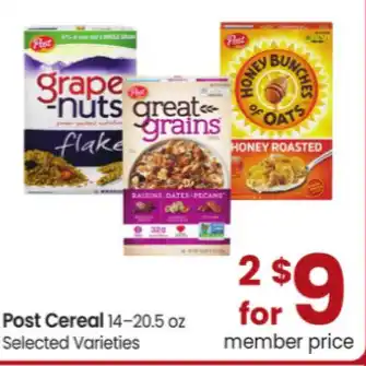Carrs Post cereal x2 offer