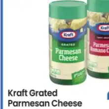 Carrs Kraft grated parmesan cheese offer