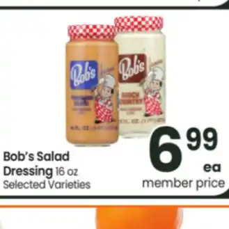 Carrs Bob's salad dressing offer