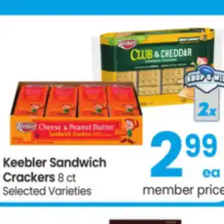 Carrs Keebler sandwich crackers offer