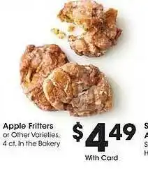 Kroger Apple fritters offer