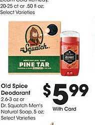 Kroger Old spice deodorant offer