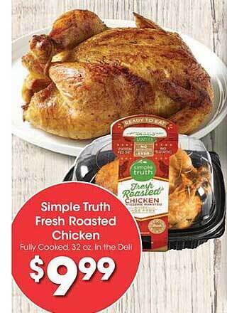 Kroger Simple truth fresh roasted chicken offer