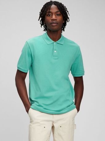 Gap All day pique polo shirt offer