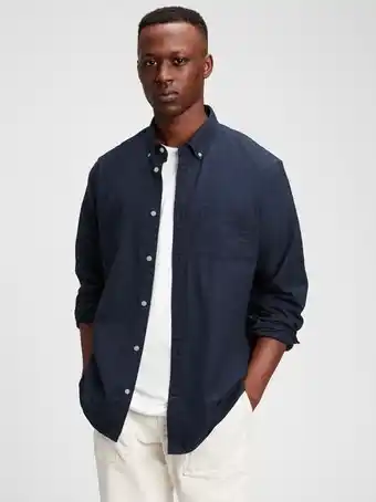 Gap Oxford shirt in standard fit with in-conversion cotton offer