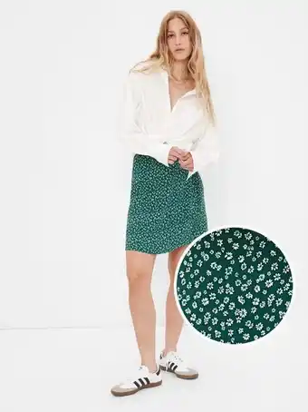 Gap Lenzing&#153 ecovero&#153 wrap mini skirt offer