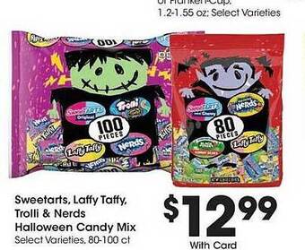 Kroger Sweetarts laffy taffy trolli & nerds halloween candy mix offer