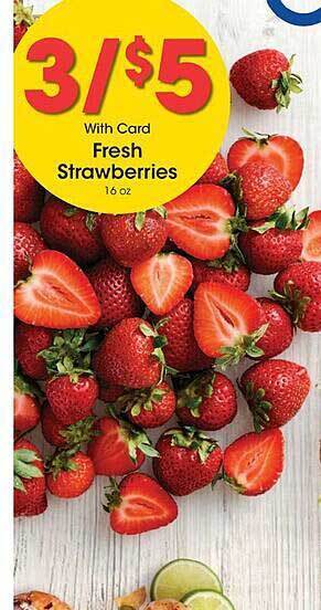 Kroger Fresh strawberries offer