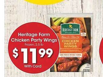Kroger Heritage farm chicken party wings offer
