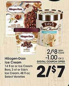 Kroger Häagen-dazs ice cream offer