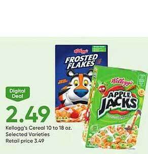 Stater Bros Kellogg's cereal offer