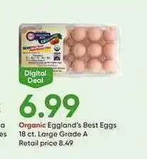 Stater Bros Organic eggland's best eggs offer