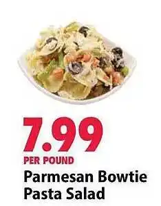 Festival Foods Parmesan bowtie pasta salad offer