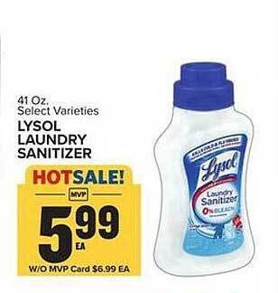 Food Lion Lysol laundry sanitizer offer