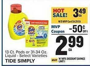 Food Lion Tide simply offer