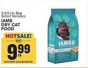 Food Lion Iams dry cat food offer