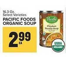 Food Lion Pacific foods organic soup offer