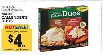 Food Lion Marie callender's duos offer