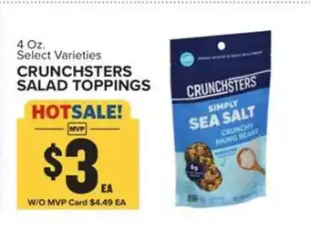 Food Lion Crunchsters salad toppings offer