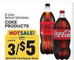 Food Lion Coke products offer