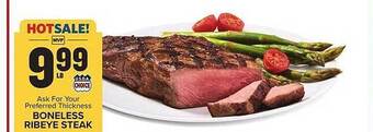 Food Lion Boneless ribeye steak offer