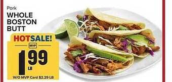 Food Lion Whole boston butt offer