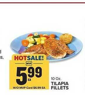 Food Lion Tilapia fillets offer