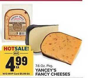 Food Lion Yancey's fancy cheeses offer