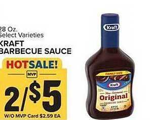 Food Lion Kraft barbecue sauce offer