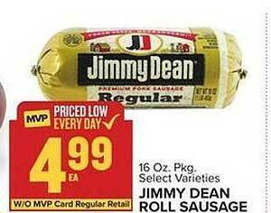 Food Lion Jimmy dean roll sausage offer