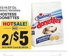 Food Lion Hostess donettes offer