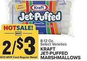 Food Lion Kraft jet-puffed marshmallows offer
