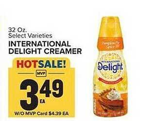 Food Lion International delight creamer offer