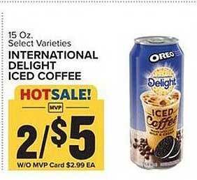 Food Lion International delight iced coffee offer