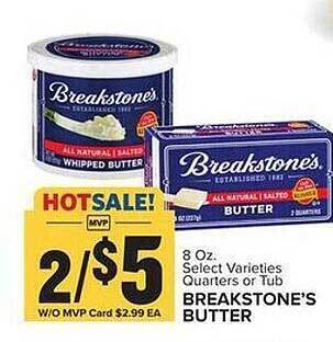 Food Lion Breakstone's butter offer
