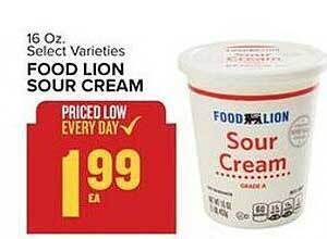 Food Lion Food lion sour cream offer