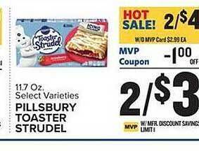 Food Lion Pillsbury toaster strudel offer