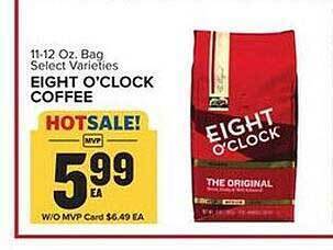Food Lion Eight o'clock coffee offer