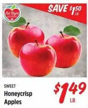 Rouses Honeycrips apples offer