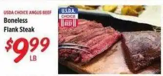 Rouses Boneless flank steak offer